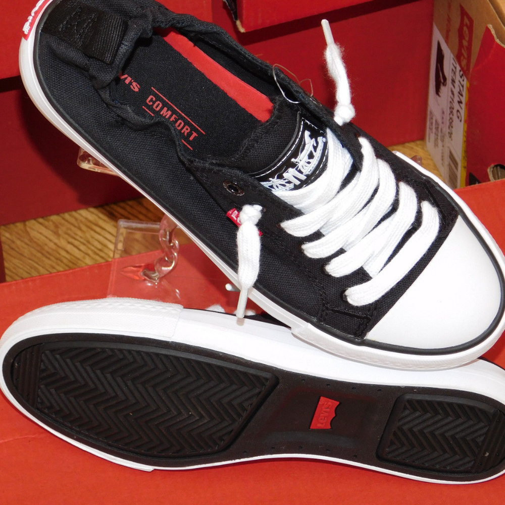 Levi's Ladies Stan G Denim Canvas Sneakers - Picture 8 of 8